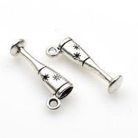 20PCS Trophy Cup Charms,Antique Silver Tone 3D-RS419