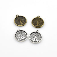 20PCS Round Tree Charms,2 Colors Available-RS994