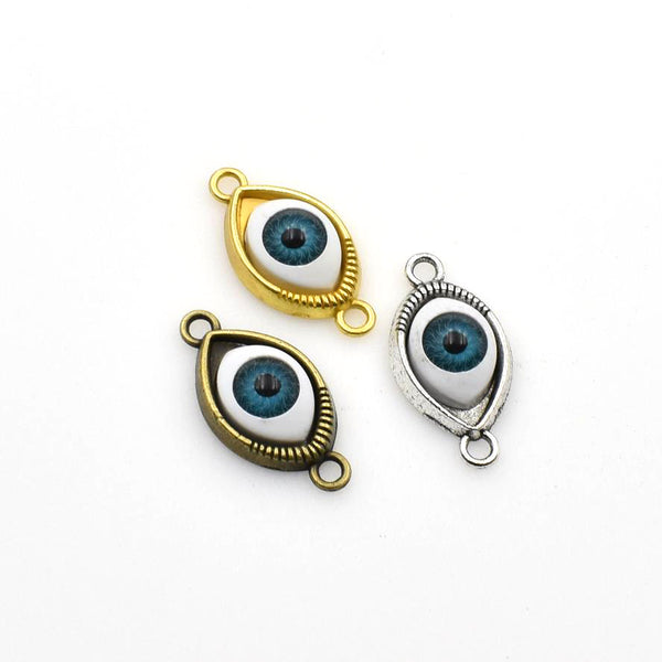 6PCS Eye Connector Charms 3 Colors Available-RS1234