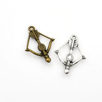 15PCS Bow and Arrow Charms,2 Colors Available-RS377