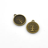 20PCS Round Tree Charms,2 Colors Available-RS994