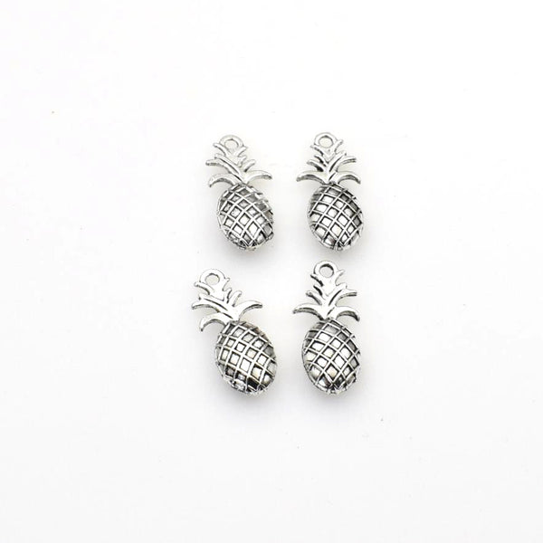 20PCS Pineapple Charms,Antique Silver Tone-RS067