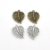 20PCS Leaf Charms,Double Sided 2 Colors Available-RS800