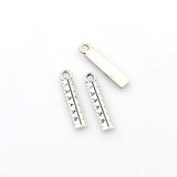 30PCS Ruler Charms,Antique Silver Tone-RS605