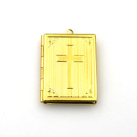 1PCS Metal Book locket Pendant,2 Colors Availabe-TS012