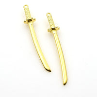 15PCS Sword Charms,4 Colors Available-RS968