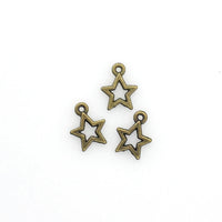 50PCS Little Star Charms,5 Colors Available-RS165