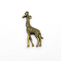 8PCS Giraffe Charms,Antique Bronze Tone-RS802