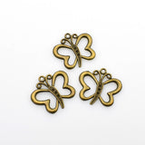 20PCS Butterfly Charms,Antique Brozne Tone-RS1033