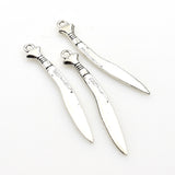 10PCS Sword Charms,Double Sided 2 Colors Available-RS967