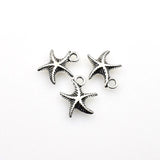 20PCS Starfish Charms,2 Colors Available 3D-RS250