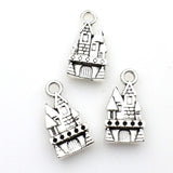 20PCS Castle Charms,2 Colors Available,Double Sided 3D-RS193