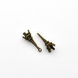 30PCS Tower Charms,3 Colors Available 3D-RS648