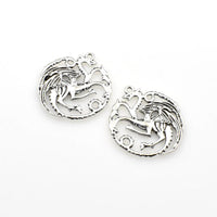 6PCS Dragon Charms,2 Colors Available Double Sided-RS136