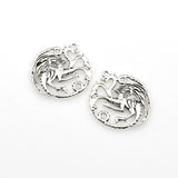 6PCS Dragon Charms,2 Colors Available Double Sided-RS136