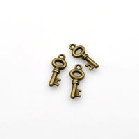 30PCS Little Key Charms,2 Colors Available-RS080