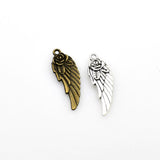 15PCS Rose Wing Charms,2 Colors Available Double Sided-RS310