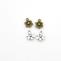 50PCS Little Flower Charms,2 Colors Available-RS243