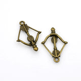 15PCS Bow and Arrow Charms,2 Colors Available-RS377