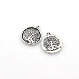 20PCS Round Tree Charms,2 Colors Available-RS994