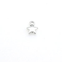 30PCS Star Charms,Antique Silver Tone-RS167