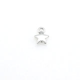 30PCS Star Charms,Antique Silver Tone-RS167