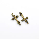 20PCS Cross Connector Charms,2 Colors Available-RS977