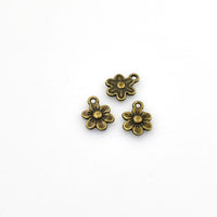 50PCS Little Flower Charms,2 Colors Available-RS243