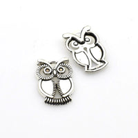 15PCS Owl Charms,2 Colors Available-RS124