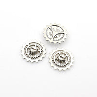 12PCS Gear Charms,2 Colors Available 3D-RS287