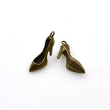 15PCS High Heels Charms,2 Colors Available,3D-RS756