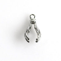 2PCS Hand Cage Pendants,Antique Silver Tone-TS029