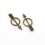 20PCS Arrow Charms,2 Colors Available-RS609