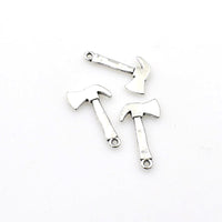 20PCS Ax Charms,Antique Silver Tone Double Sided-RS734