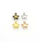 Wholesale 80 Little Star Charms 4 Colors Available-RS949