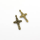 10PCS Cross Charms,2 Colors Available-RS284