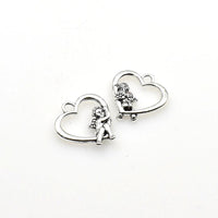 20PCS Little Cupid Charms,Antique Silver Tone-RS1223