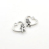 20PCS Little Cupid Charms,Antique Silver Tone-RS1223