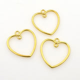25PCS Heart Connector Charms,3 Colors Available-RS1170