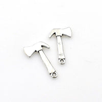 20PCS Ax Charms,Antique Silver Tone Double Sided-RS734