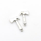 20PCS Ax Charms,Antique Silver Tone Double Sided-RS734