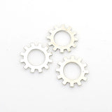 15PCS Gearwheel Charms,2 Colors Available Double Sided-RS633