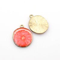 4PCS Enamel Fruit Charms 6 Styles Available-p1829