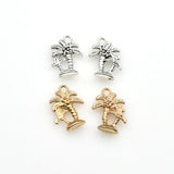 30PCS Coconut Tree Charms,2 Colors Available-RS616