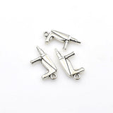 12PCS Electric Drill Charms,Antique Silver Tone-RS733