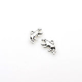 30PCS Leopard Charms,Antique Silver Tone-RS465