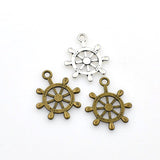 20PCS Love Rudder Charms,2 Colors Available Double Sided-RS147