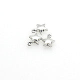 Wholesale 80 Little Star Charms 4 Colors Available-RS949