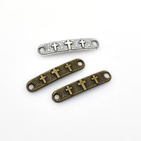 10PCS Cross Connector Charms,2 Colors Available-RS273