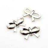 25PCS Bow-knot Connector Charms,2 Colors Available-RS571